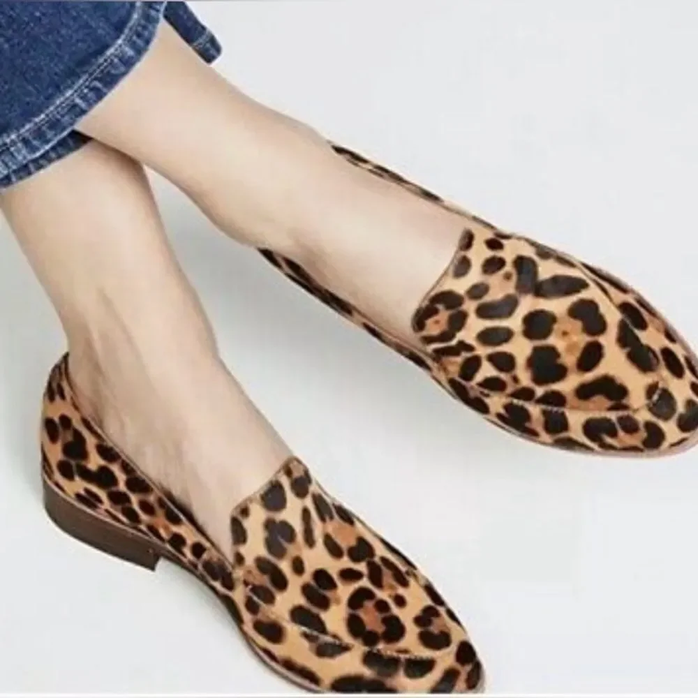 Madewell Frances Leopard Print Loafers